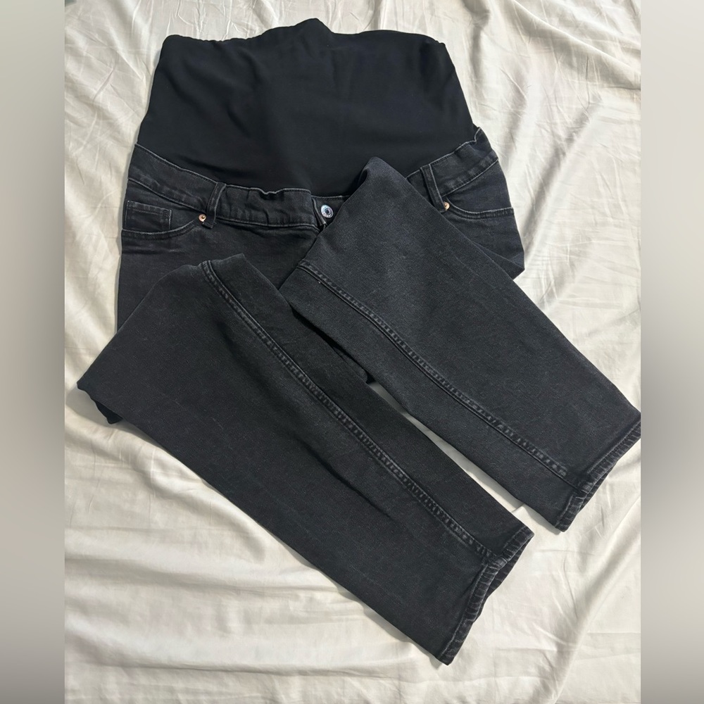 H and m mama slim ankle jean